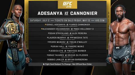 ufc 276 fight card times